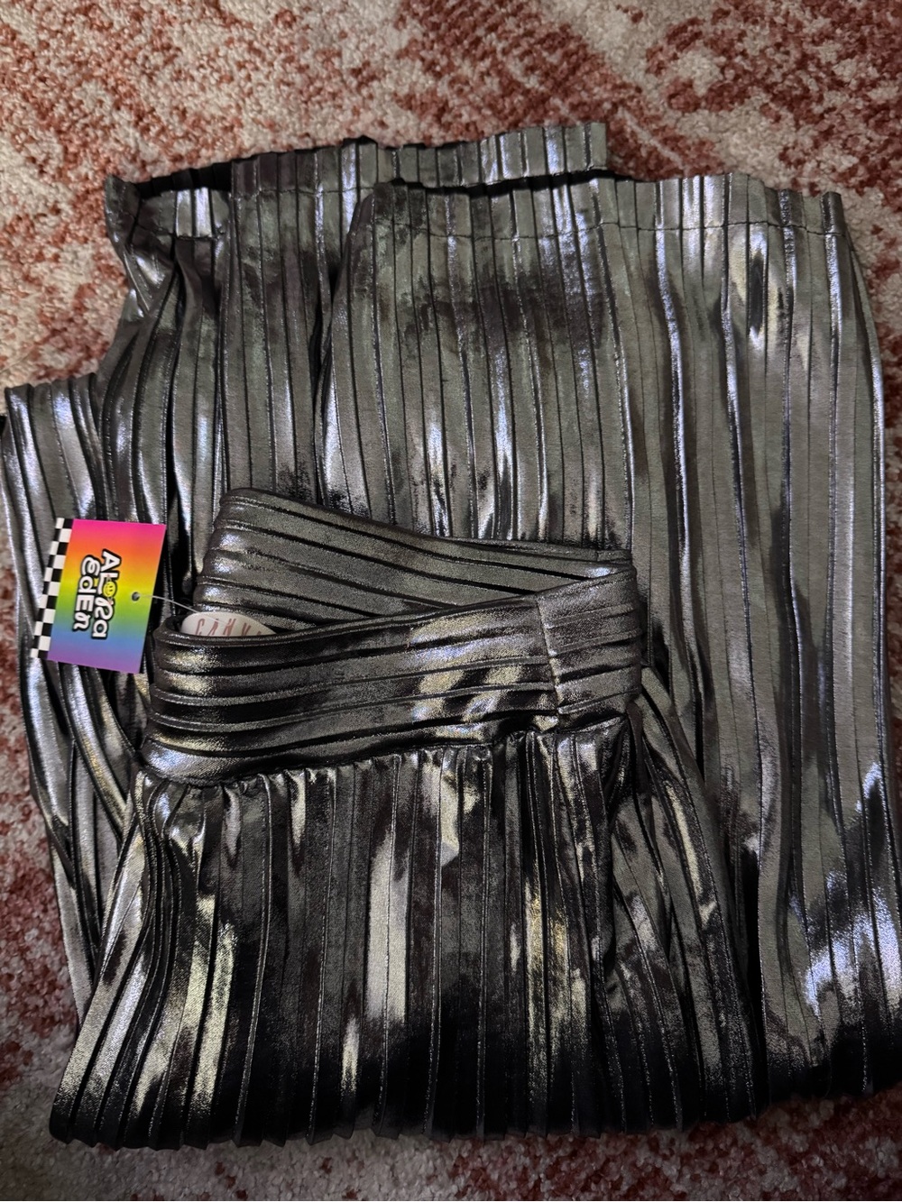 Shiny pants size medium